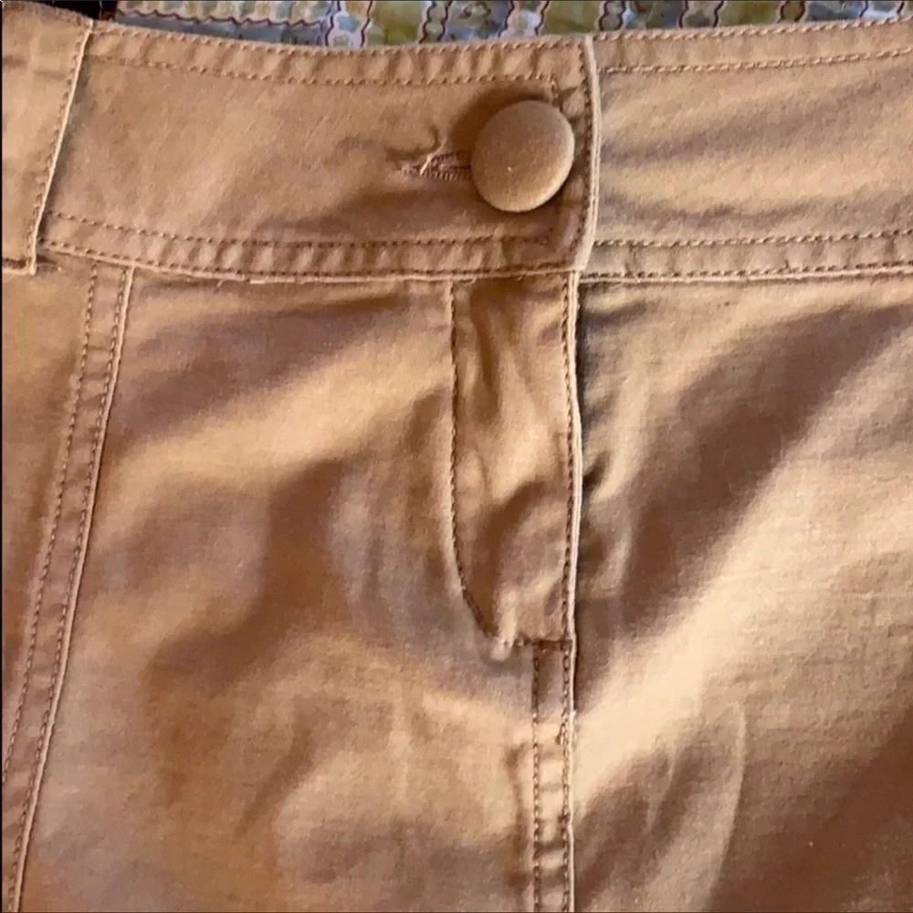 Tulle casual A-line skirt Mustard brown Small